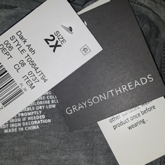 ★NWT★Plus Size GRAYSON THREADS~ 2X~ V-Neck Sugar Skull print Summer T-sh… - Picture 7 of 15